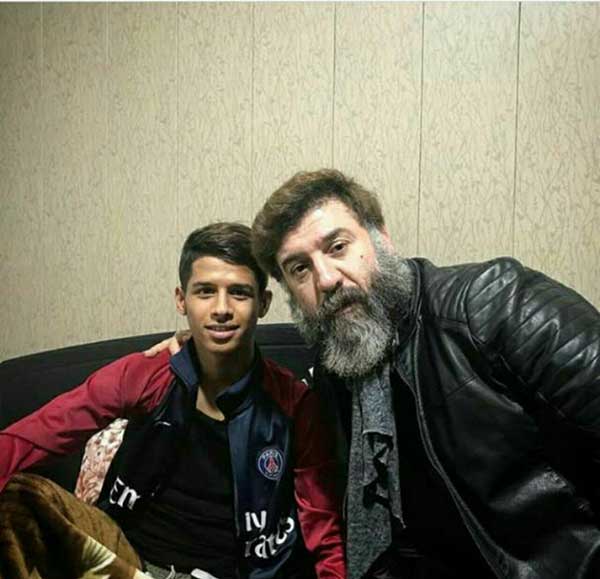 بازیکن سابق پرسپولیس به عیادت بازیکن استقلال به بوشهر آمد+عکس