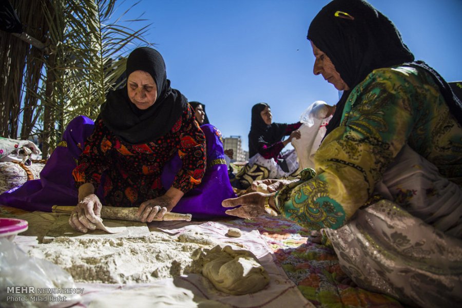 بازسازی عروسی سنتی در جم‎+تصویر