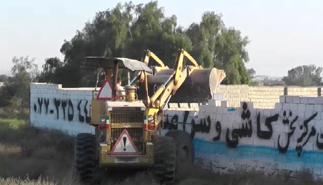تخریب۲۲۰ ساخت و ساز غیر مجاز در تنگستان