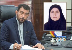 یک خانم رییس آموزش و پرورش منطقه خارگ شد