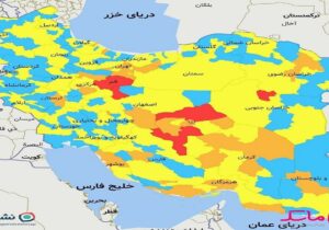 ۴ شهرستان بوشهر نارنجی و ۳ شهرستان زرد کرونایی شدند