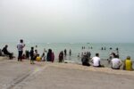 مسافران نوروزی در بندر بوشهر+تصویر
