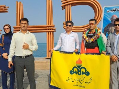 ثبت رکورد در گینس توسط آتش نشان بوشهری