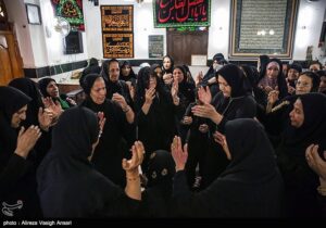 عزاداری ایستاده زنان بوشهری شورآفرین و منحصر به فرد