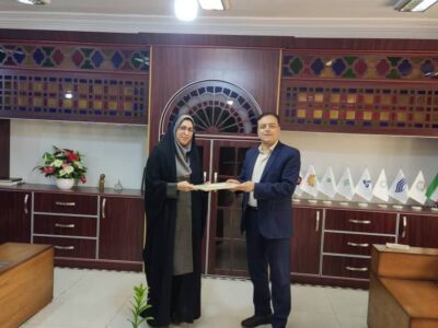 انتصاب سرپرست جدید امور قراردادها و پیمان شهرداری بوشهر