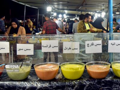 غذای خیابانی ساحل بوشهر