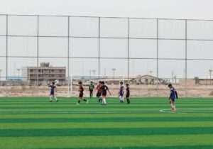 افتتاح چمن مصنوعی ۹ نفره چغادک+عکس