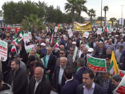 جشن ۴۵ سالگی انقلاب در استان بوشهر+تصویر