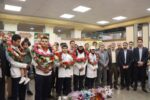 استقبال از دانش آموزان مدال آور بوشهر در مسابقات جهانی