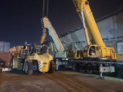 نصب ۲ دستگاه ریچ استاکر جدید در بندر بوشهر