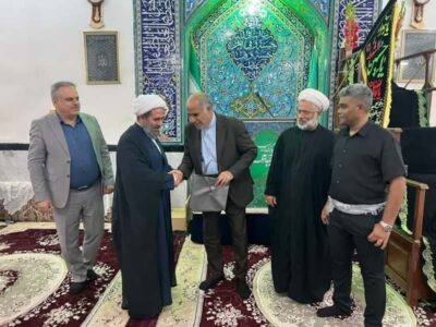 حضور نماینده دشتی و تنگستان در شهر چغادک+عکس