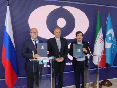 امضاء موافقتنامه ساخت نیروگاه‌های اتمی در ایران