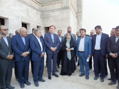 پیشرفت ۶۴ درصدی ساختمان بیمارستان مادر و کودک بوشهر