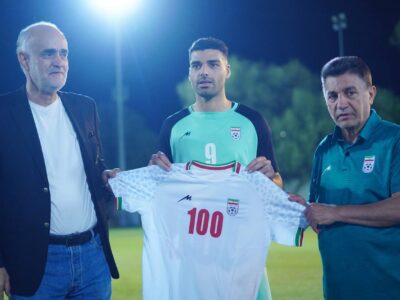 پیراهن «۱۰۰» بر تن طارمی+عکس