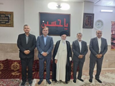 نشست استاندار و نمایندگان استان به میزبانی آیت الله حسینی بوشهری + عکس