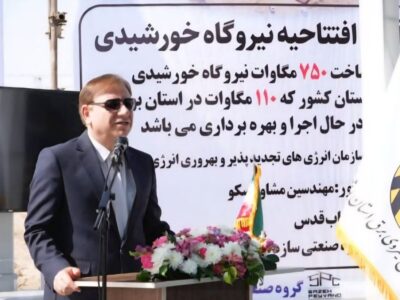 افتتاح ۱۴ نیروگاه خورشیدی در شهرستان دشتی