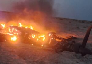 پهپاد آمریکایی در آسمان خورموج ساقط شد